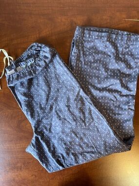 Victoria's Secret Bluish Gray Dash Print Cozy Lounge Pants 🩶